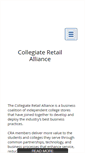 Mobile Screenshot of collegiateretailalliance.com